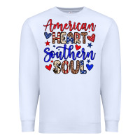 White American heart southern soul Premium Sweatshirt - Neo Western