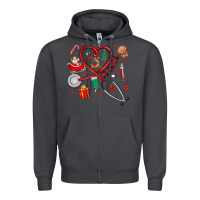 Smoke christmas nurse Zipper Hoodie - MaliasSmallBusiness