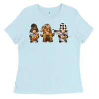 Baby Blue coffee gnomes Ladies Tee - BarkalooDesign