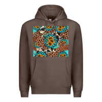 Coffee gemstone sunflower Premium Hoodie - AdoDesignShop