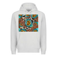 Dove Grey gemstone sunflower Premium Hoodie - AdoDesignShop