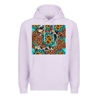 Lilac gemstone sunflower Premium Hoodie - AdoDesignShop