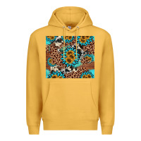 Mustard gemstone sunflower Premium Hoodie - AdoDesignShop