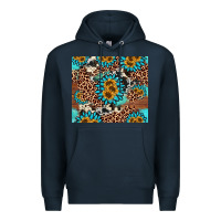 Navy gemstone sunflower Premium Hoodie - AdoDesignShop