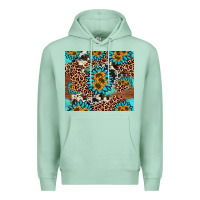 Seafoam gemstone sunflower Premium Hoodie - AdoDesignShop