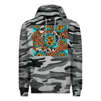 Slate Camo gemstone sunflower Premium Hoodie - AdoDesignShop