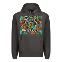 Smoke gemstone sunflower Premium Hoodie - AdoDesignShop
