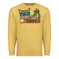 Antique Gold hello summer Premium Sweatshirt - SublimationCraftShop