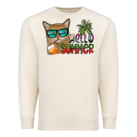 Sandshell hello summer Premium Sweatshirt - SublimationCraftShop