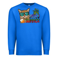 True Royal hello summer Premium Sweatshirt - SublimationCraftShop