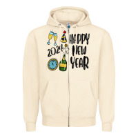 Sandshell happy new year 2024 Zipper Hoodie - MaliasSmallBusiness