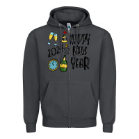 Smoke happy new year 2024 Zipper Hoodie - MaliasSmallBusiness