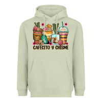 Matcha cafecito y chisme coffee cups Heavyweight Hoodie - Zillion Design Studio