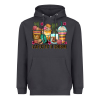 Smoke cafecito y chisme coffee cups Heavyweight Hoodie - Zillion Design Studio