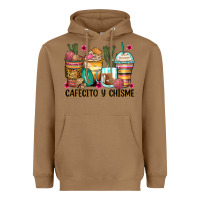 Toasted Coconut cafecito y chisme coffee cups Heavyweight Hoodie - Zillion Design Studio