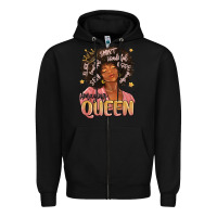 Black black queen Zipper Hoodie - MaliasSmallBusiness