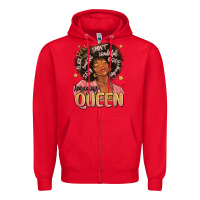 Red black queen Zipper Hoodie - MaliasSmallBusiness