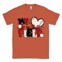 My Heart Is On That Field Baseball Classic Tee | Teevron
