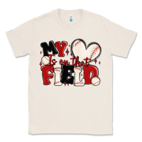 Natural my heart is on that field baseball Classic Tee - MaliasSmallBusiness