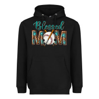 Black western blessed mom with baseball Heavyweight Hoodie - texasbilliewilder