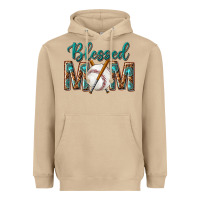 Mushroom western blessed mom with baseball Heavyweight Hoodie - texasbilliewilder