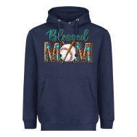Navy western blessed mom with baseball Heavyweight Hoodie - texasbilliewilder