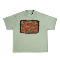 Oil Green mexico pattern background Urban Heavy Tee - Artiststas
