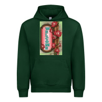 Forest Green Western Red Roses Welcome Urban Hoodie - LillyAllenDesigns