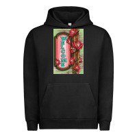 Pigment Black Western Red Roses Welcome Urban Hoodie - LillyAllenDesigns