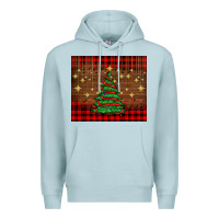 Blue Mist Christmas trees Premium Hoodie - AdoDesignShop