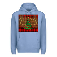 Colony Blue Christmas trees Premium Hoodie - AdoDesignShop