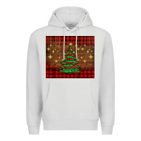 Dove Grey Christmas trees Premium Hoodie - AdoDesignShop
