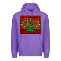 Purple Christmas trees Premium Hoodie - AdoDesignShop