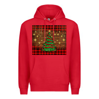 Red Christmas trees Premium Hoodie - AdoDesignShop