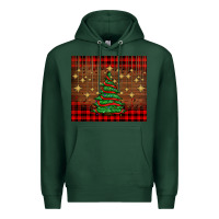 Sports Green Christmas trees Premium Hoodie - AdoDesignShop