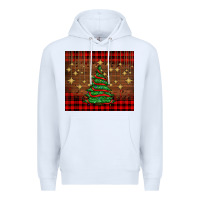 White Christmas trees Premium Hoodie - AdoDesignShop