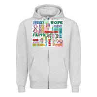 Dove Grey autism Zipper Hoodie - MaliasSmallBusiness