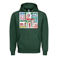 Sports Green autism Zipper Hoodie - MaliasSmallBusiness