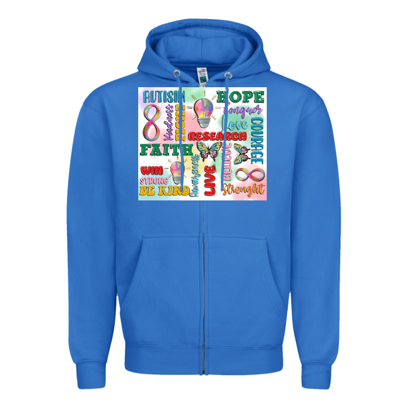 Autism Zipper Hoodie by MaliasSmallBusiness | Teevron