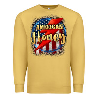 American Honey 4th Of July Premium Sweatshirt | Teevron