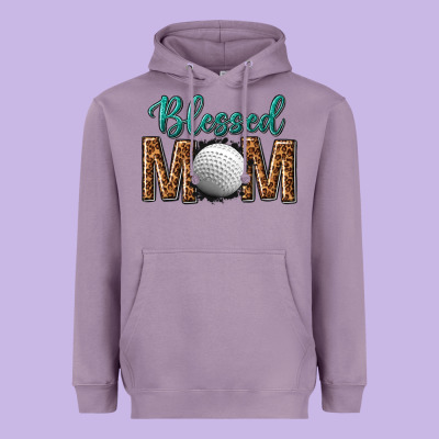 Western Blessed Mom With Hockey Heavyweight Hoodie Designed By Texasbilliewilder