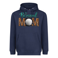 Navy western blessed mom with hockey Heavyweight Hoodie - texasbilliewilder