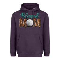 Plum western blessed mom with hockey Heavyweight Hoodie - texasbilliewilder