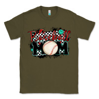 Army Green baseball mom Classic Tee - MaliasSmallBusiness
