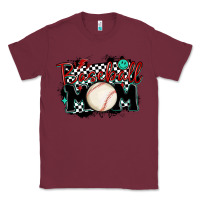Burgundy baseball mom Classic Tee - MaliasSmallBusiness