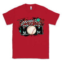 Red baseball mom Classic Tee - MaliasSmallBusiness