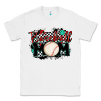 White baseball mom Classic Tee - MaliasSmallBusiness