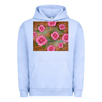 Pigment Grape Ice Western Pink Roses Urban Hoodie - LillyAllenDesigns