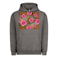 Pigment Tornado Western Pink Roses Urban Hoodie - LillyAllenDesigns