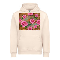 Sandshell Western Pink Roses Urban Hoodie - LillyAllenDesigns